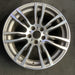 19" BMW 320i 12-13 , 19x8 , 14 spoke Original OEM Wheel Rim - MACHINED SILVER - Additional View