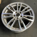 19" BMW 320i 12-13 , 19x8 , 14 spoke Original OEM Wheel Rim - MACHINED SILVER - View 7