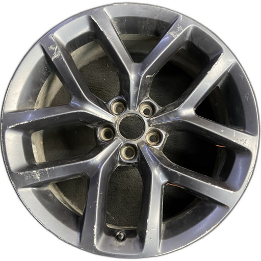 20" CHALLENGER 19-20 20x8 , , Y spoke, , black Original OEM Wheel Rim - Front View