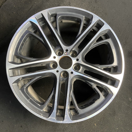 20" BMW X3 11-17 20x10 , 10 spoke Original OEM Wheel Rim - MACHINED CHARCOAL - Additional View