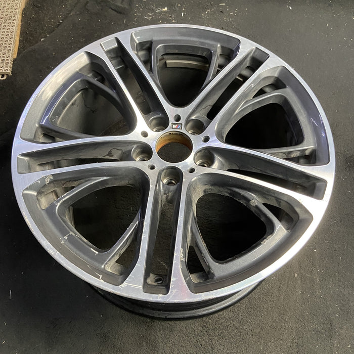 20" BMW X3 11-17 20x10 , 10 spoke Original OEM Wheel Rim - MACHINED CHARCOAL - View 7