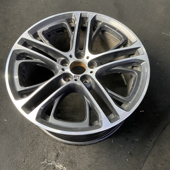 20" BMW X3 11-17 20x10 , 10 spoke Original OEM Wheel Rim - MACHINED CHARCOAL - View 8