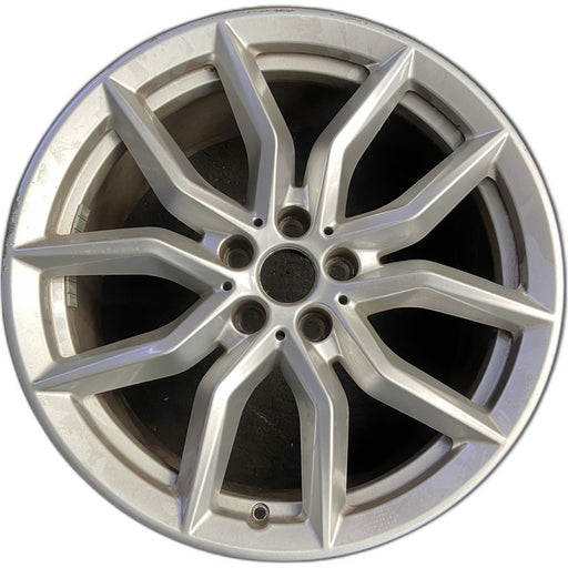 19" BMW X5 19-20 19x9, , , silver Original OEM Wheel Rim - Front View