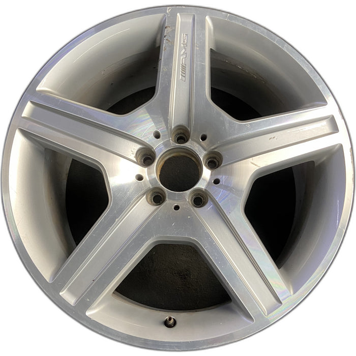 19" MERCEDES CL-CLASS 08-09 216 Type; CL550, 19x8.5, 5 spoke Original OEM Wheel - Front View