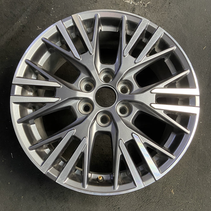 18" TRAVERSE 24 , 18x7.5, Original OEM Wheel Rim - MACHINED CHARCOAL - Additional View