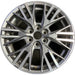 18" TRAVERSE 24 , 18x7.5, Original OEM Wheel Rim - MACHINED CHARCOAL - Front View