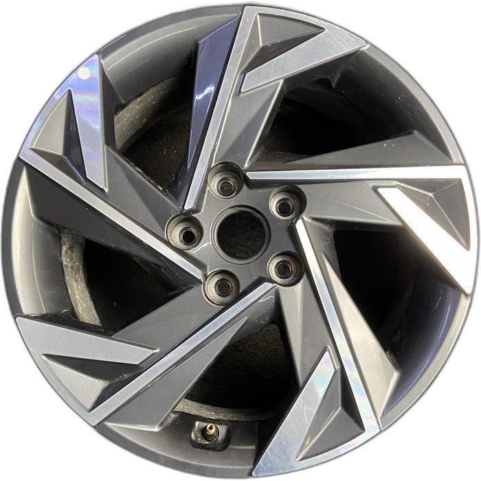17" ELANTRA 24 17x7 Original OEM Wheel Rim - Front View