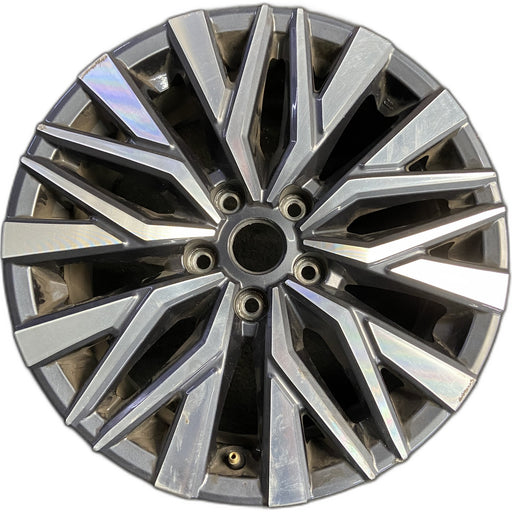 17" ALTIMA 23-25 17x7.5 , machined dark gray Original OEM Wheel Rim - Front View