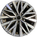 17" ALTIMA 23-25 17x7.5 , machined dark gray Original OEM Wheel Rim - Front View