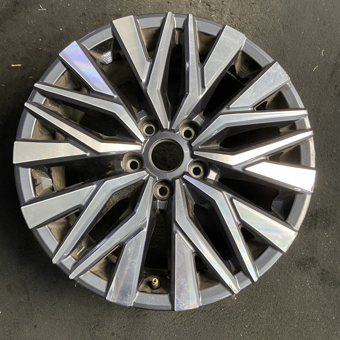 17" ALTIMA 23-25 17x7.5 , machined dark gray Original OEM Wheel Rim - Additional View