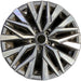 17" ALTIMA 23-25 17x7.5 , machined dark gray Original OEM Wheel Rim - Front View