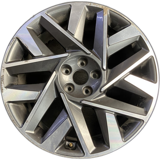 20" SANTA FE 21 20x8.5 Original OEM Wheel Rim - MACHINED GREY - Front View