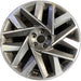 20" SANTA FE 21 20x8.5 Original OEM Wheel Rim - MACHINED GREY - Front View