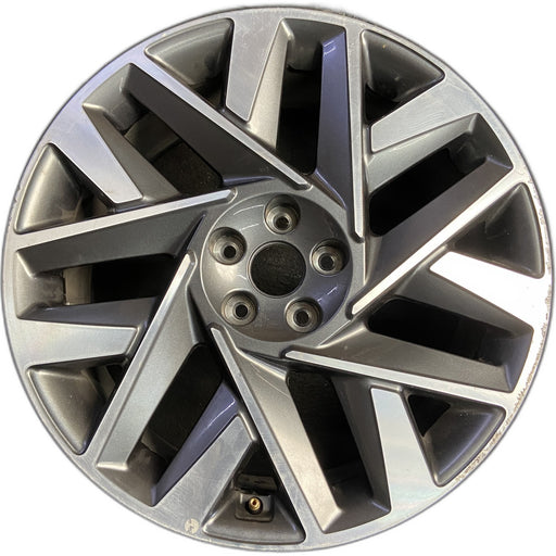 20" SANTA FE 21 20x8.5 Original OEM Wheel Rim - MACHINED GREY - Front View