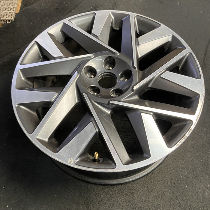 20" SANTA FE 21 20x8.5 Original OEM Wheel Rim - MACHINED GREY - View 7