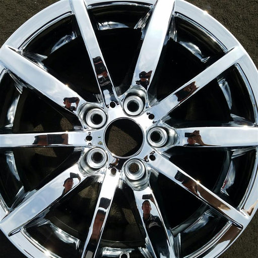 17" BMW 323i 08-12 17x8.5 , 10 spoke, alternating spoke Original OEM Wheel Rim - Angle View
