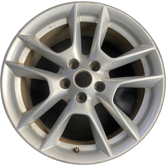 18" MAXIMA 09 18x8 , Original OEM Wheel Rim - SILVER - Front View