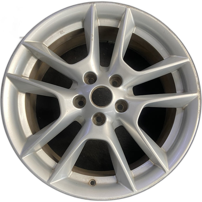 18" MAXIMA 09 18x8 , Original OEM Wheel Rim - SILVER - Front View