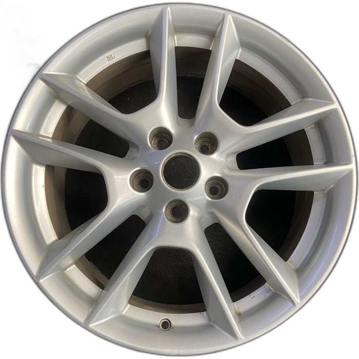 18" MAXIMA 09 18x8 , Original OEM Wheel Rim - SILVER - Front View
