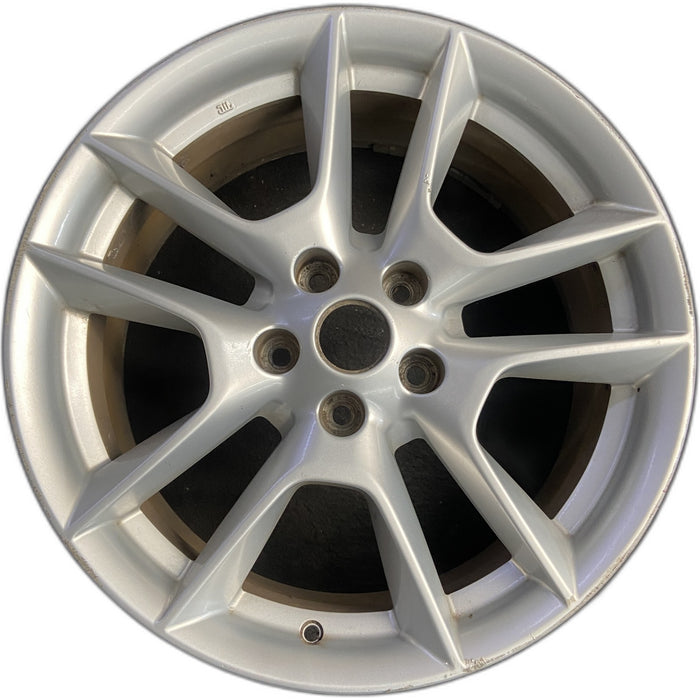 18" MAXIMA 09 18x8 , Original OEM Wheel Rim - SILVER - Front View