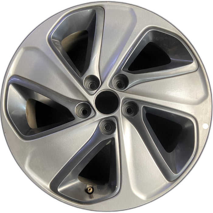 17" SONATA 16-17 17x7, exposed lug nuts, 5 spoke , w/o Original OEM Wheel Rim - Front View