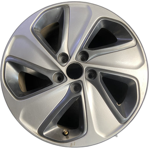 17" SONATA 16-17 17x7, exposed lug nuts, 5 spoke , w/o Original OEM Wheel Rim - Front View
