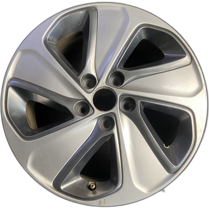 17" SONATA 16-17 17x7, exposed lug nuts, 5 spoke , w/o Original OEM Wheel Rim - Front View