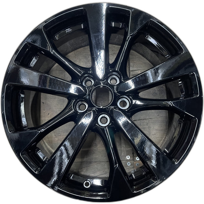 18" ALTIMA 17-18 18x7.5 , 10 spoke , black Original OEM Wheel Rim - Front View