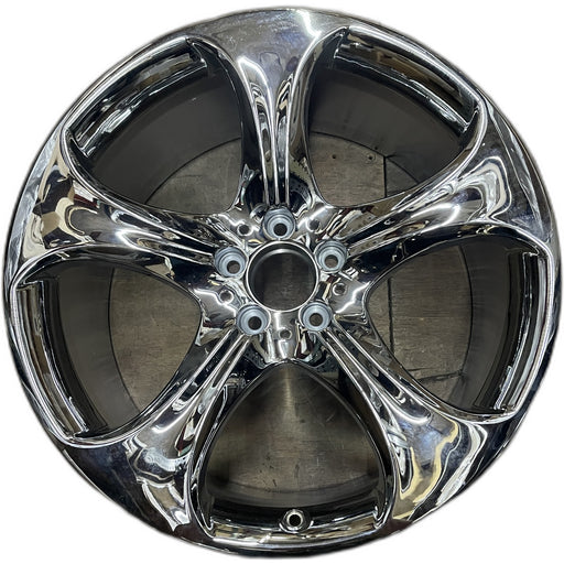 20" MERCEDES S-CLASS 14 222 Type; S550, 20x9.5, 5 spoke Original OEM Wheel Rim - Front View