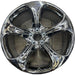 20" MERCEDES S-CLASS 14 222 Type; S550, 20x9.5, 5 spoke Original OEM Wheel Rim - Front View