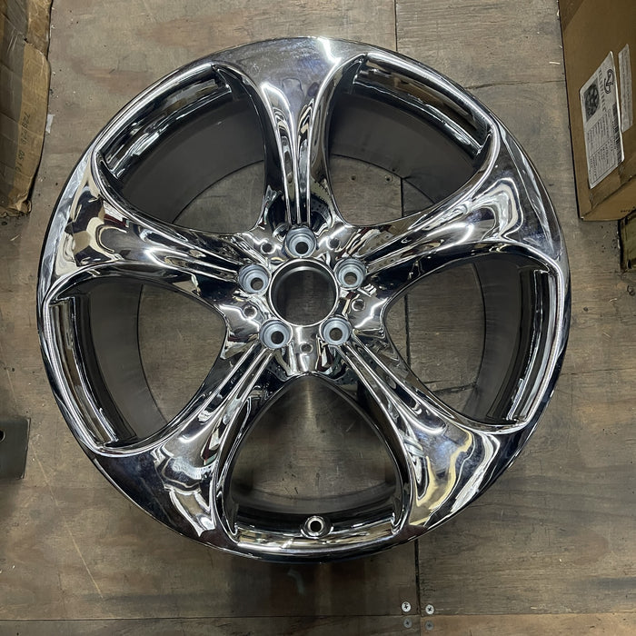 20" MERCEDES S-CLASS 14 222 Type; S550, 20x9.5, 5 spoke Original OEM Wheel Rim - Additional View