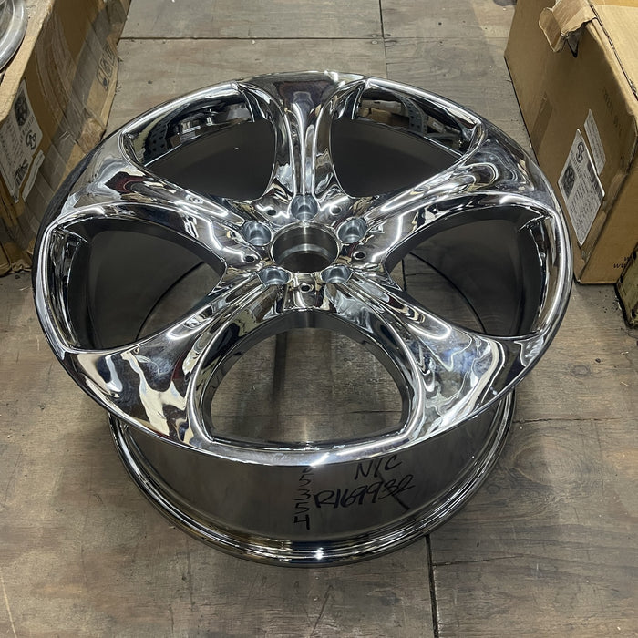 20" MERCEDES S-CLASS 14 222 Type; S550, 20x9.5, 5 spoke Original OEM Wheel Rim - View 7