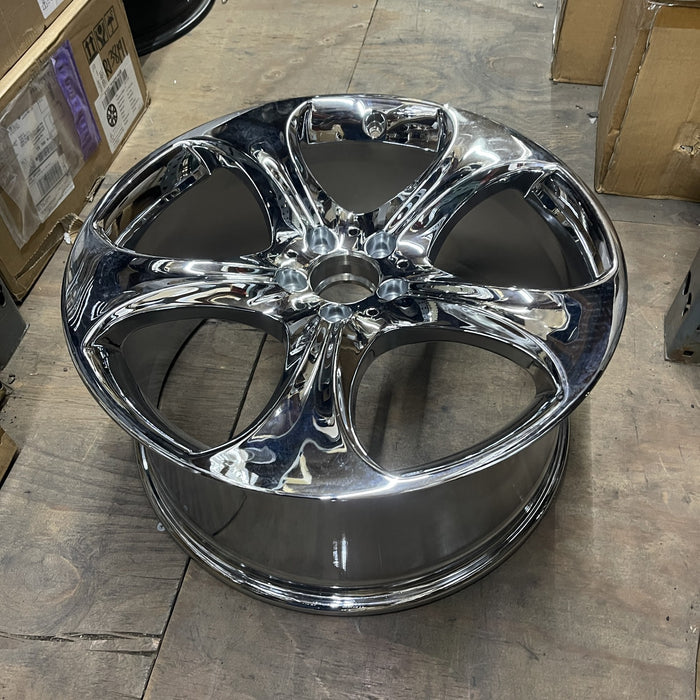 20" MERCEDES S-CLASS 14 222 Type; S550, 20x9.5, 5 spoke Original OEM Wheel Rim - View 8