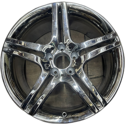 18" MERCEDES SLK 11 171 Type; SLK350, 18x8.5, 10 spoke , 1 piece Original OEM - Front View