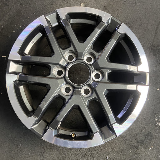 18" TACOMA 24-26 18x7.5, 6 Y spoke Original OEM Wheel Rim - MACHINED CHARCOAL - Additional View