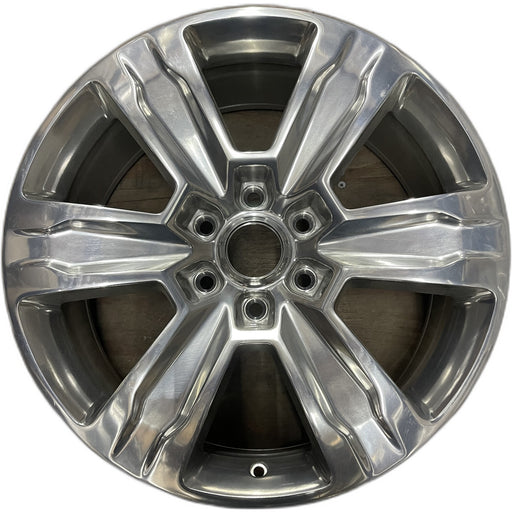20" FORD F150 PICKUP 15-20 20x8.5, 6 spoke, polished Original OEM Wheel Rim - Front View