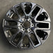 20" SEQUOIA 23-26 20x8, open spoke , matte black Original OEM Wheel Rim - Front View