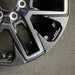 20" SEQUOIA 23-26 20x8, open spoke , matte black Original OEM Wheel Rim - Back View