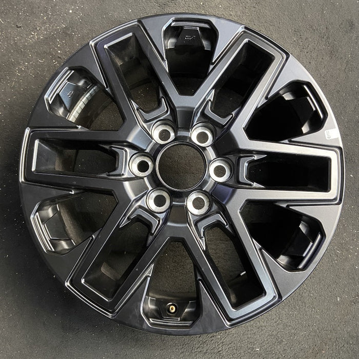 20" SEQUOIA 23-26 20x8, open spoke , matte black Original OEM Wheel Rim - Front View