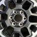 17" TACOMA 24 17x7.5 , black with machined outer lip Original OEM Wheel Rim - Angle View
