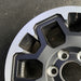 17" TACOMA 24 17x7.5 , black with machined outer lip Original OEM Wheel Rim - Side Profile