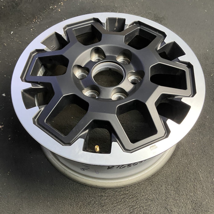 17" TACOMA 24 17x7.5 , black with machined outer lip Original OEM Wheel Rim - View 7