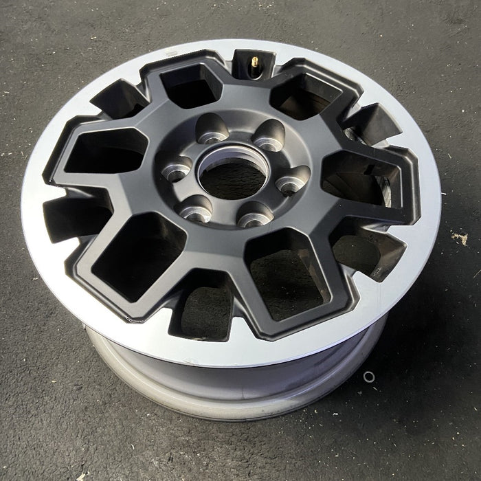17" TACOMA 24 17x7.5 , black with machined outer lip Original OEM Wheel Rim - View 8