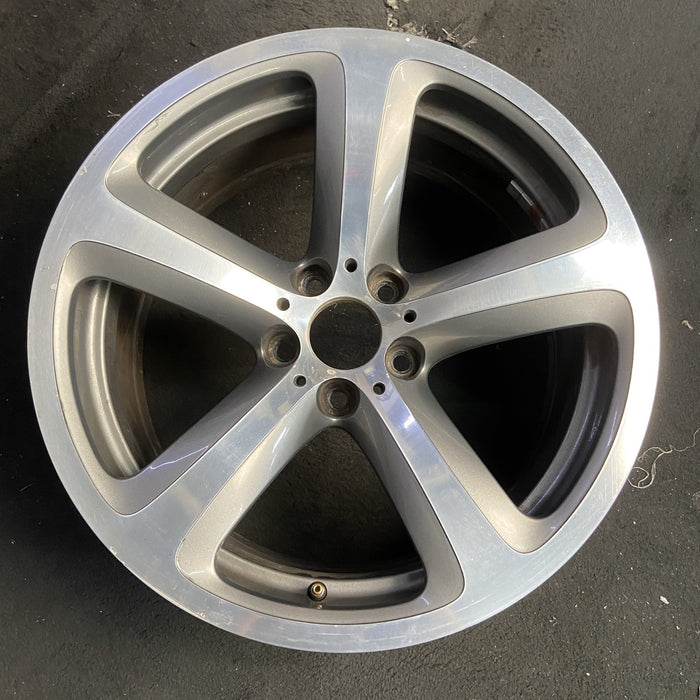 19" BMW 650i 06-10 19x9 , 5 spoke, solid spoke Original OEM Wheel Rim - - Additional View