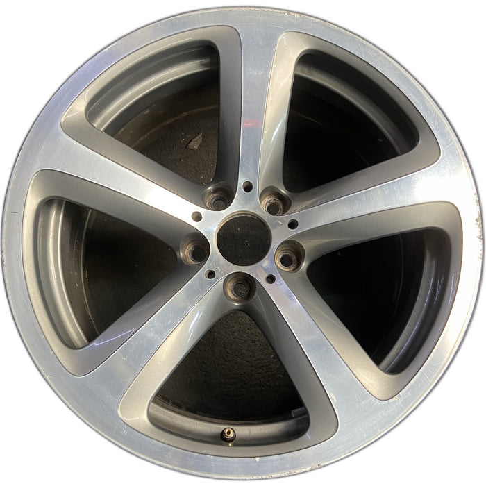 19" BMW 650i 06-10 19x9 , 5 spoke, solid spoke Original OEM Wheel Rim - - Front View