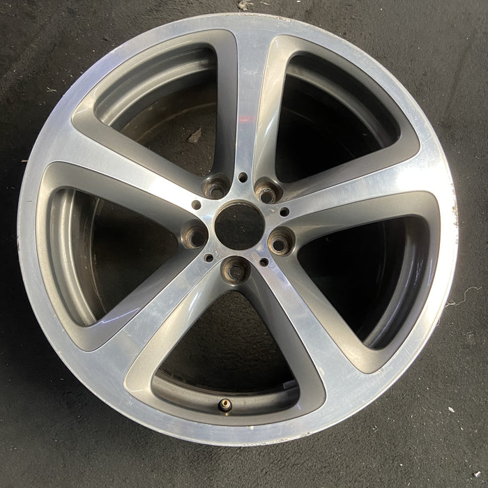19" BMW 650i 06-10 19x9 , 5 spoke, solid spoke Original OEM Wheel Rim - - Additional View