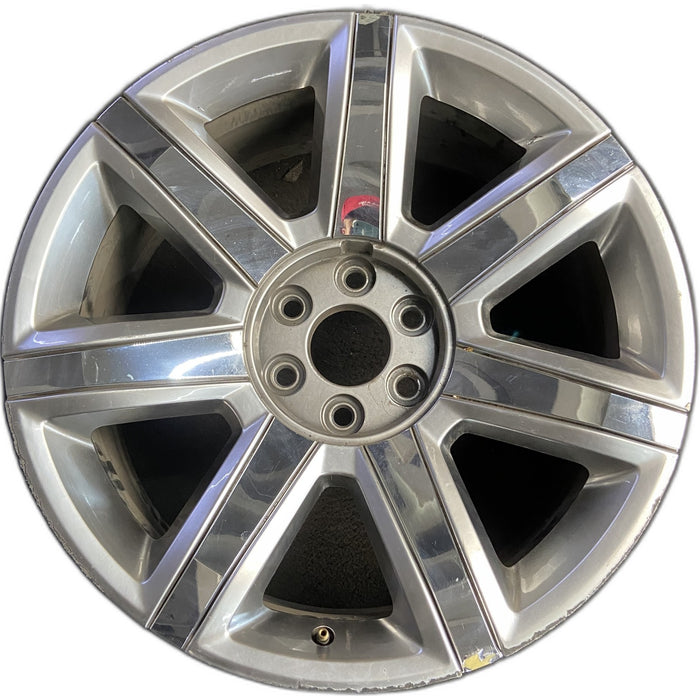 22" ESCALADE 15-20 22x9, 7 spoke, single, with inserts, opt Q7L Original OEM - Front View