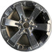 22" ESCALADE 15-20 22x9, 6 spoke, single, Original OEM Wheel Rim - BLACK - Front View