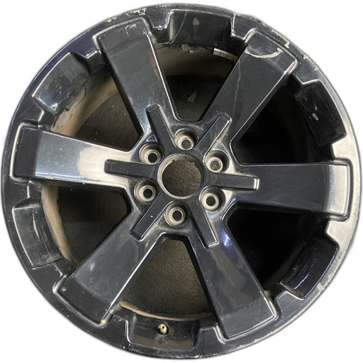 22" ESCALADE 15-20 22x9, 6 spoke, single, Original OEM Wheel Rim - BLACK - Front View