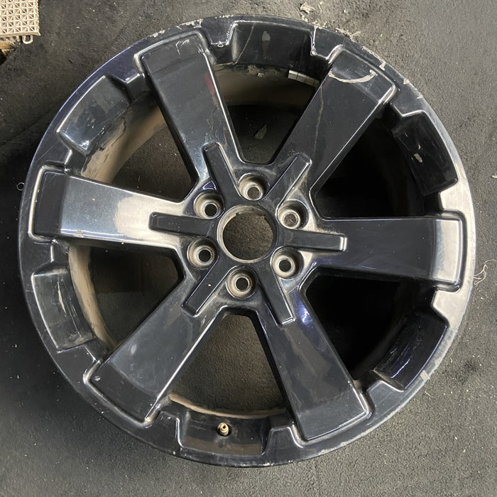 22" ESCALADE 15-20 22x9, 6 spoke, single, Original OEM Wheel Rim - BLACK - Additional View